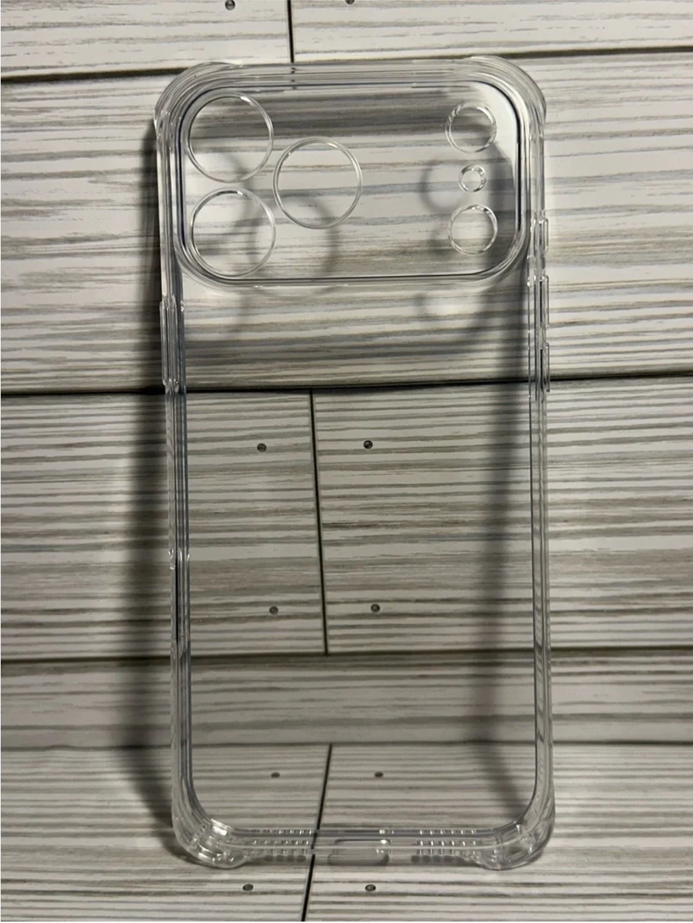 iPhone 17 Pro Max Clear Transparent Protective Phone Case Minimalist